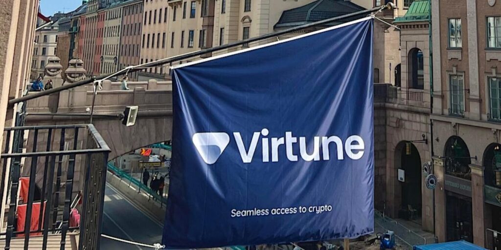 Virtune, ett svenskt reglerat fintechbolag med huvudkontor på Kungsgatan 26 i Stockholm, är registrerat som ett finansiellt institut hos Finansinspektionen och har erhållit ett godkänt EU-Grundprospekt för att notera krypto ETPer (Exchange Traded Product) på reglerade marknadsplatser.