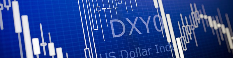 Det amerikanska dollarindexet (USDX, DXY, DX) är ett index (eller mått) på värdet på den amerikanska dollarn i förhållande till en korg med utländska valutor, som är en korg med amerikanska handelspartners valutor. Indexet stiger när den amerikanska dollarn vinner "styrka" (värde) jämfört med andra valutor.